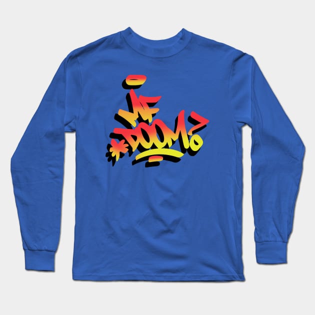 Mf Doom Long Sleeve T-Shirt by Shirleyy Shop Arts